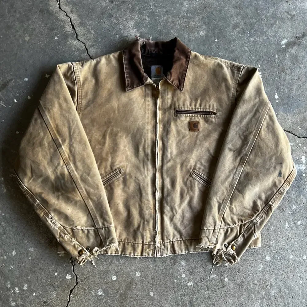 Carhartt J97 CML brown detroit work wear jacket - Picture 1 of 14